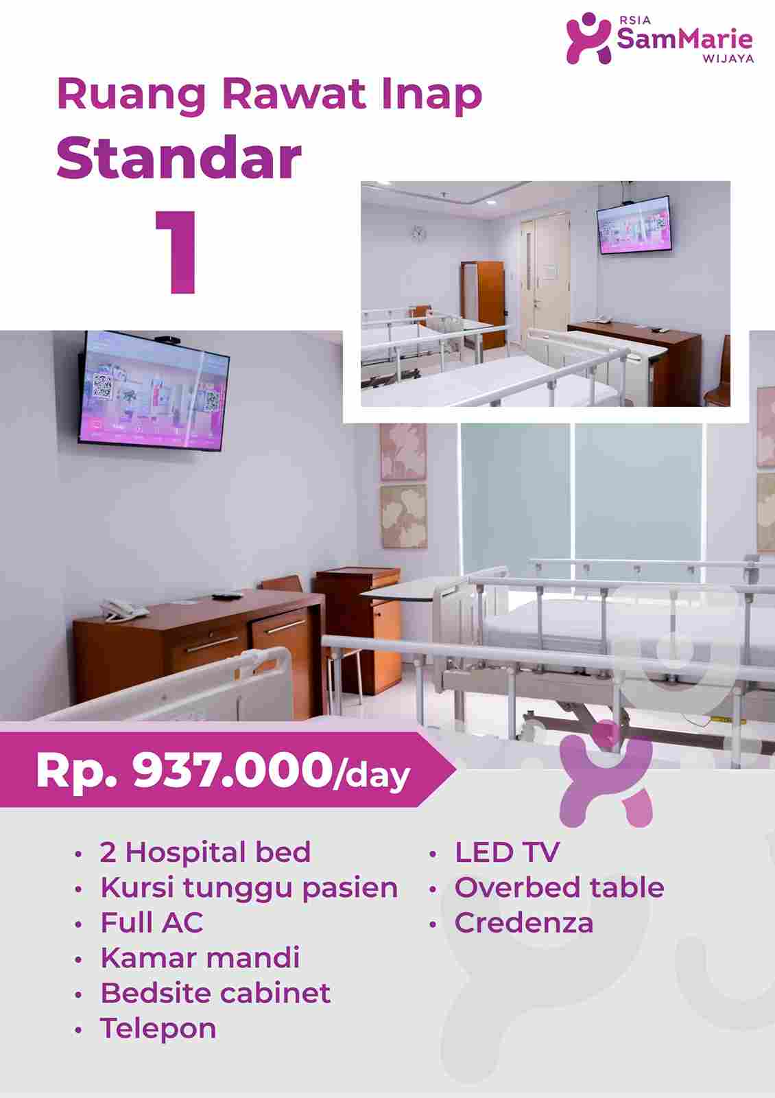 Ruang Rawat Inap Clinic SamMarie Wijaya
